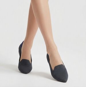 Rothy's The Flat Slip On Flats | Deep Navy Blue | Women's 6.5